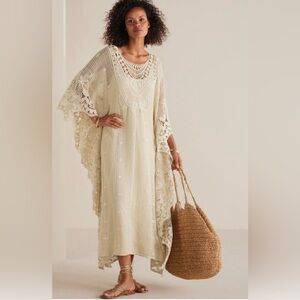 Soft Surroundings crochet kaftan